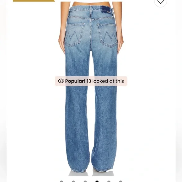 Mother The Dodger Sneak Wide Leg in Tomorrow Never Knows - Picture 2 of 7